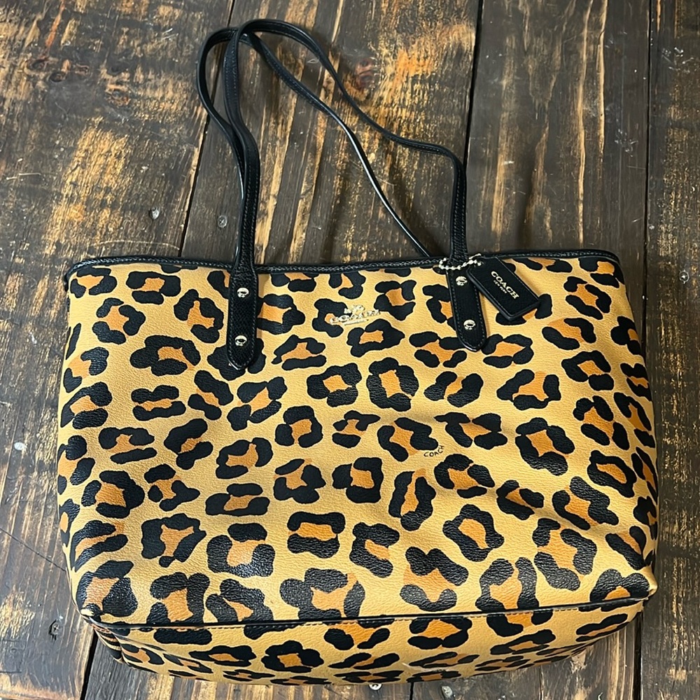 Leopard Coach Purse